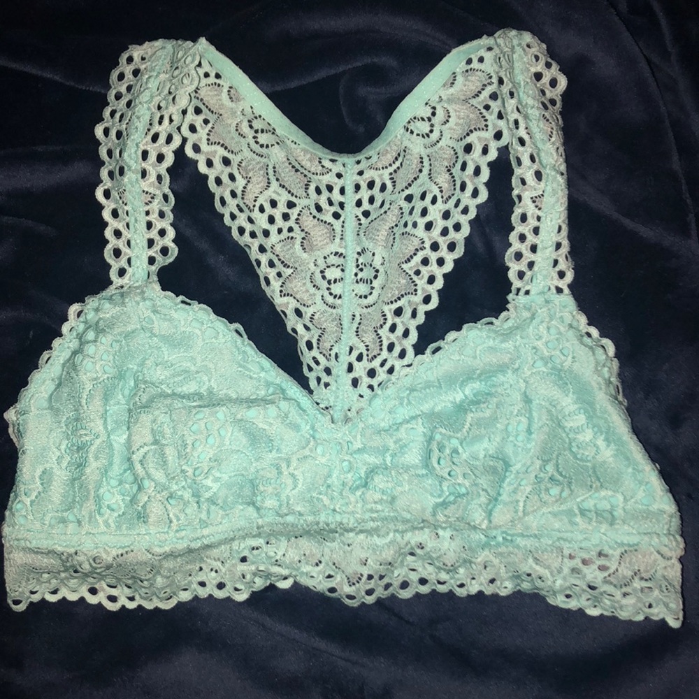 Aqua Lace Bralette